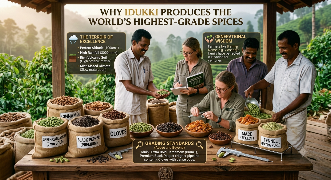 Why Idukki Produces the World's Highest-Grade Spices: A Journey Through Kerala’s Green Heart